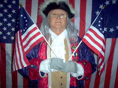 Photo - Terry Shepherd as Ben Franklin