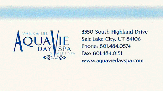 Business Card - Aqua Vie Day Spa