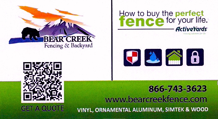 Bear Creek Fencing and Backyard