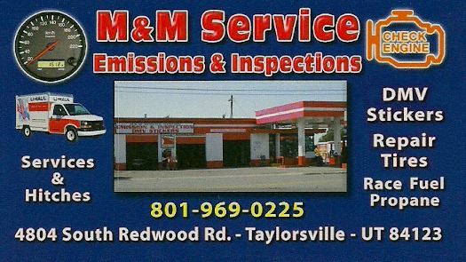 Business Card: M & M Auto Repair