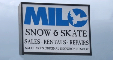 Business Card - SLC Skate Shop - Milo's