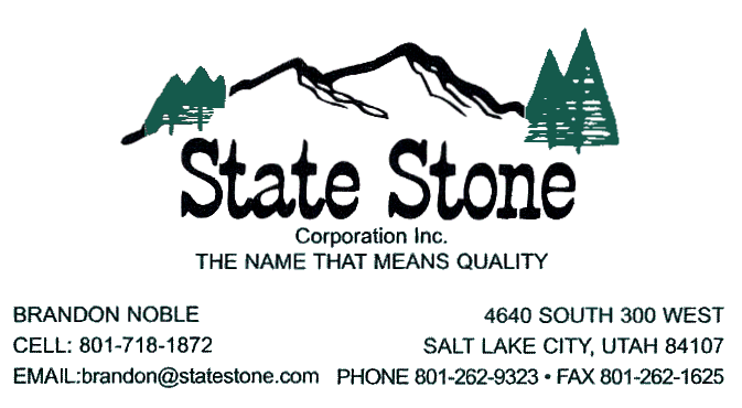 State Stone Business Card