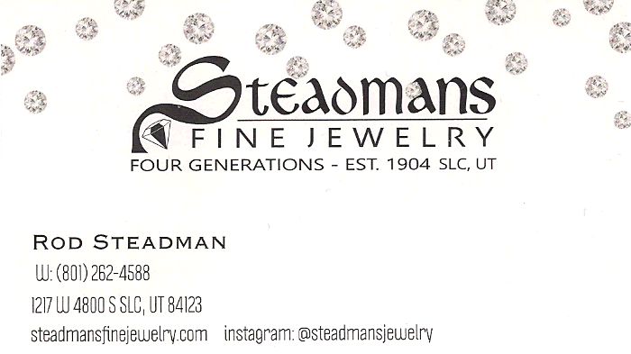 Business Card - Steadman's Fine Jewelry