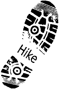 Hiking Boot Foot Print